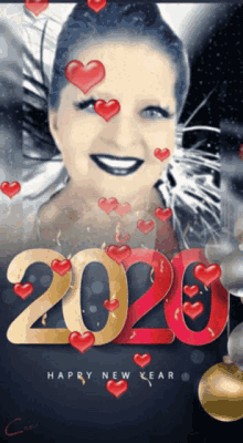 2020 Happy New Year GIF - 2020 Happy New Year Smile GIFs