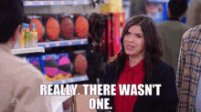 Superstore Amy Sosa GIF - Superstore Amy Sosa Really There Wasnt One GIFs