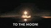 To The Moon Rocket GIF - To The Moon Rocket Up Up And Away GIFs