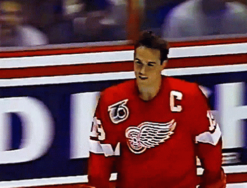 Steve Yzerman  Steve yzerman, Red wings hockey, Detroit red wings