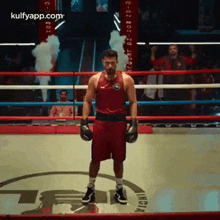 boxer ghani varuntej kick boxing fight