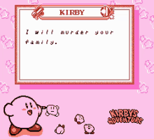 Kirby Kirbys Adventure GIF - Kirby Kirbys Adventure Kirby Knife GIFs