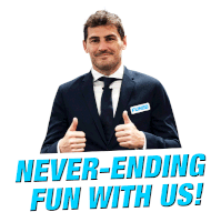 Never Ending Fun With Us Iker Casillas Sticker - Never Ending Fun With Us Iker Casillas Fun88 Stickers