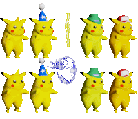 Pikachu Model Sticker