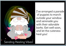 Gnome Healing Vibes GIF - Gnome Healing Vibes Get Well Soon GIFs