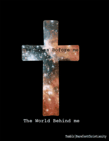 the cross before me the world behind me jesus christ cross