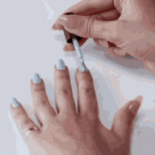 Gingham Nails Diy! GIF - Gingham Nails Nails Nail Art GIFs