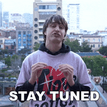 Stay Tuned Danny Mullen GIF - Stay Tuned Danny Mullen Be Updated GIFs