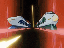 a cartoon drawing of a train with the number 1 on the side