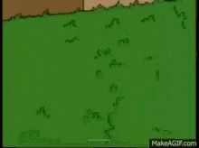 Homer Coming Out Of Bush GIF