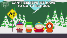 Cant Believe We Have To Go To School Kenny Mccormick GIF