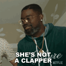 Shes Not A Clapper Jordan GIF - Shes Not A Clapper Jordan Fatherhood GIFs