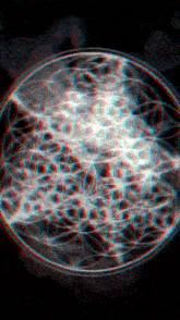 a 3d rendering of a circle with a circular pattern