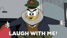 Flintheart Glomgold Glomgold GIF - Flintheart Glomgold Glomgold Laugh With Me GIFs