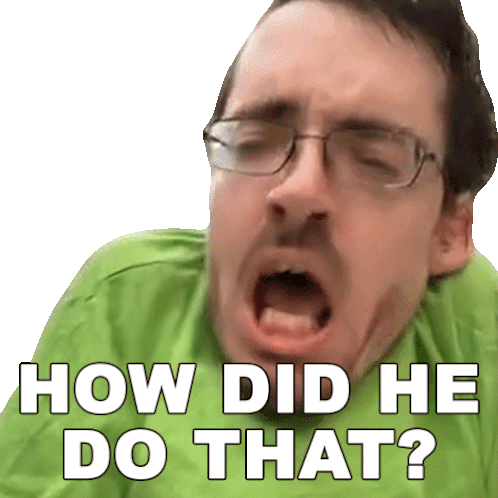How Did He Do That Ricky Berwick Sticker - How Did He Do That Ricky Berwick Therickyberwick Stickers