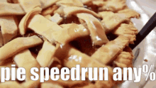 speedrun pie