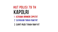 a white background with the words tanggung jawab salah presisi in red and blue