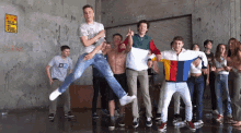 The Ugly Boys Jump GIF - The Ugly Boys Ugly Boys Jump GIFs