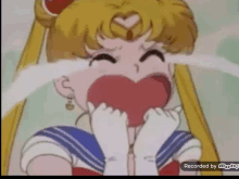 Sailor Moon Throws A Tantrum GIF