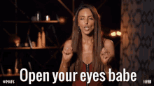 Open Your Eyes Babe Married At First Sight GIF