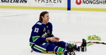 Jay Beagle That Was A Rocket GIF - Jay Beagle That Was A Rocket Vancouver Canucks GIFs
