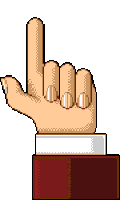Pointing Up Finger Sticker - Pointing Up Finger Stickers