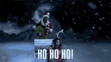 Ho Ho Ho Grinch GIF - Ho Ho Ho Grinch Matthew Morrison GIFs