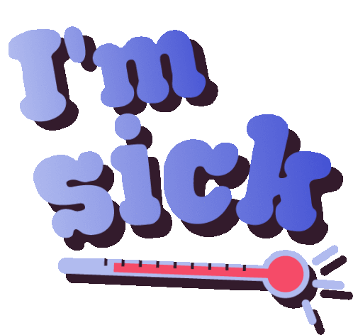 Im Sick Not Feeling Good Sticker - Im Sick Not Feeling Good Ill Stickers