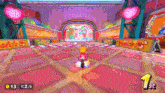 a video game is being played on a nintendo 3ds .