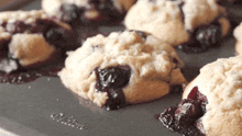Blueberry Muffin Two Plaid Aprons GIF - Blueberry Muffin Two Plaid Aprons Cooking GIFs