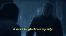 It Was A Tough Choice GIF