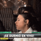 Blanca Paloma Se Durmio En Vivo GIF