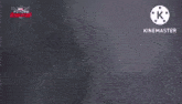a close up of a person holding a gun in a video game with a k logo in the corner .