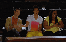 Mike Mercedes Kurt Hourlyglee GIF - Mike Mercedes Kurt Hourlyglee Hourly Glee GIFs