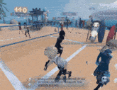 a screenshot of a video game with the number 440 on the top left