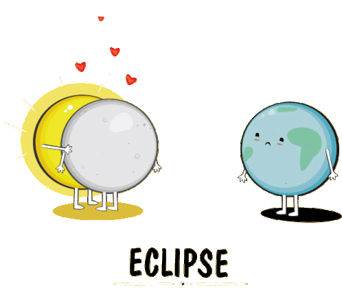Downsign Eclipse Sticker - Downsign Eclipse Sun Stickers