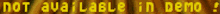 a blurry picture of the words not available in demo on a wooden background