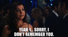 American Reunion Dont Remember You GIF - American Reunion Dont Remember You Michelle Flaherty GIFs