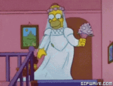 Marriage Homer GIF