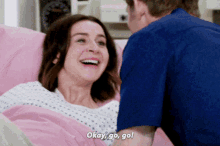 Greys Anatomy Amelia Shepherd GIF - Greys Anatomy Amelia Shepherd Okay Go Go GIFs
