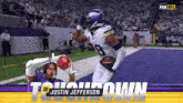Justin Jefferson Touchdown GIF - Justin Jefferson Touchdown Griddy GIFs