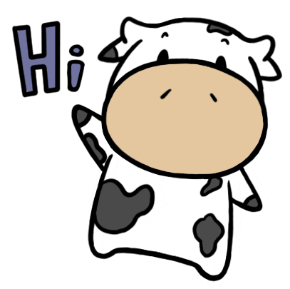 Hi Cow Sticker - Hi Cow Stickers
