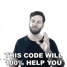 This Code Will One Hundred Percent Help You Justin Mitchel GIF - This Code Will One Hundred Percent Help You Justin Mitchel Free Code Camp GIFs