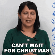 Can'T Wait For Christmas Rebecca GIF - Can'T Wait For Christmas Rebecca Engvid GIFs