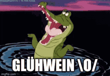 Glühwein Gluehwein GIF - Glühwein Gluehwein Crocodile GIFs