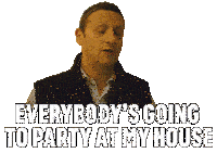 Everybody'S Going To Party At My House I Think You Should Leave With Tim Robinson Sticker - Everybody'S Going To Party At My House I Think You Should Leave With Tim Robinson There'S Gonna Be A Party At My House Stickers