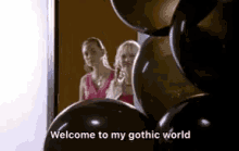 Introducing People To My Life GIF - Welcome To My Gothic World Funny Black GIFs