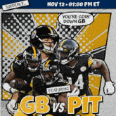 Pittsburgh Steelers Vs. Green Bay Packers Pre Game GIF - Nfl National Football League Football League GIFs