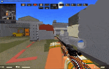 a screenshot of a video game with a score of 107 to 3