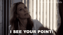 I See Your Point Mary GIF - I See Your Point Mary Tell Me Your Secrets GIFs